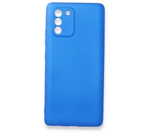 Samsung Galaxy A91 / S10 Lite Kılıf First Silikon - Mavi