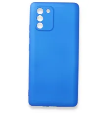 Samsung Galaxy A91 / S10 Lite Kılıf First Silikon - Mavi