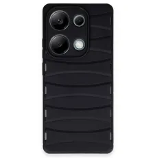 Xiaomi Redmi Note 13 Pro 4G Kılıf Bibercas Silikon Kapak - Siyah