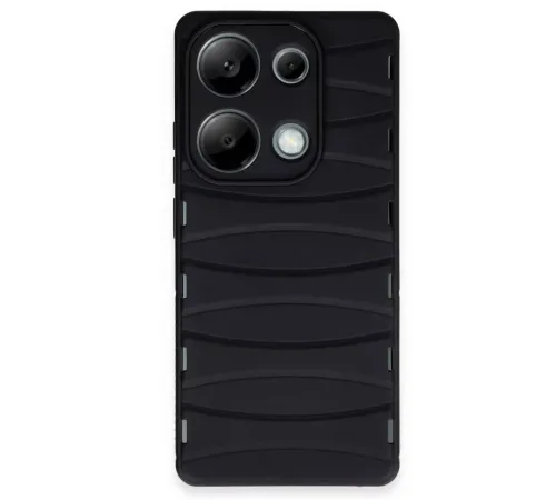 Xiaomi Redmi Note 13 Pro 4G Kılıf Bibercas Silikon Kapak - Siyah