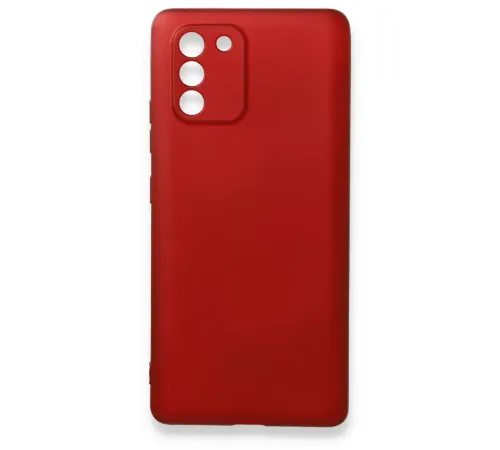 Samsung Galaxy A91 / S10 Lite Kılıf First Silikon - Bordo