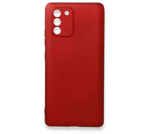 Samsung Galaxy A91 / S10 Lite Kılıf First Silikon - Bordo