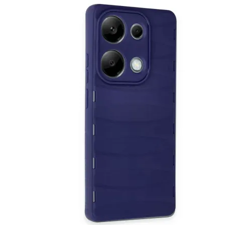 Xiaomi Redmi Note 13 Pro 4G Kılıf Bibercas Silikon Kapak - Lacivert