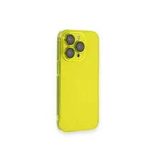 Apple iPhone 14 Pro Kılıf Armada Lensli Kapak - Sarı