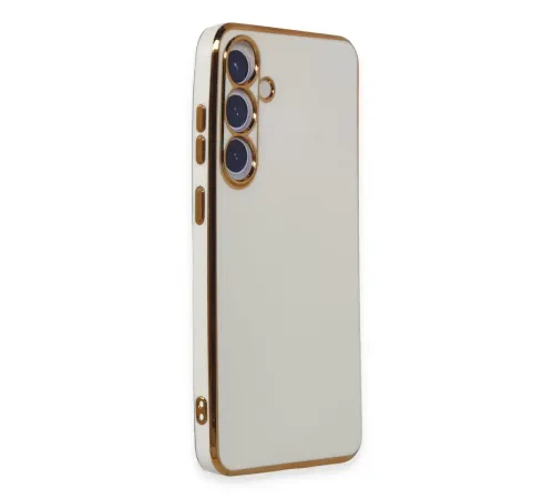 Samsung Galaxy S24 Plus Kılıf Volet Silikon - Beyaz