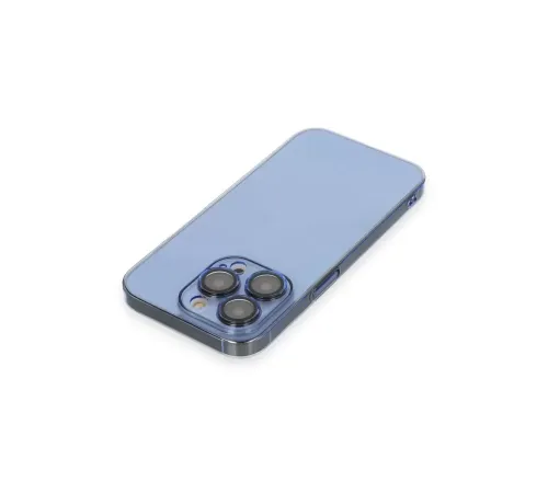 Apple iPhone 14 Pro Max Kılıf Armada Lensli Kapak - Sierra Blue