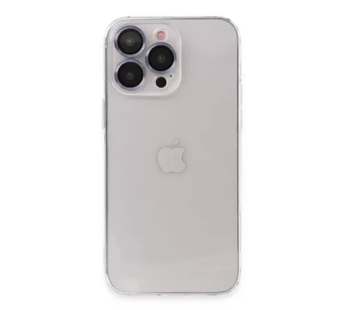 Apple iPhone 13 Pro Max Kılıf Luko Lens Silikon - Sierra Blue