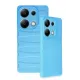 Xiaomi Redmi Note 13 Pro 4G Kılıf Bibercas Silikon Kapak - Mavi