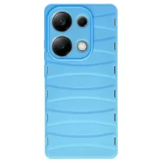 Xiaomi Redmi Note 13 Pro 4G Kılıf Bibercas Silikon Kapak - Mavi