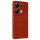 Xiaomi Redmi Note 13 Pro 4G Kılıf Bibercas Silikon Kapak - Kırmızı