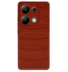 Xiaomi Redmi Note 13 Pro 4G Kılıf Bibercas Silikon Kapak - Kırmızı