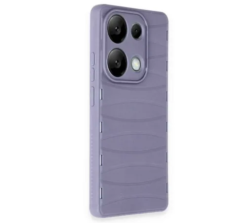Xiaomi Redmi Note 13 Pro 4G Kılıf Bibercas Silikon Kapak - Lila