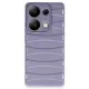 Xiaomi Redmi Note 13 Pro 4G Kılıf Bibercas Silikon Kapak - Lila