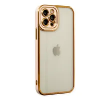Apple iPhone 12 Pro Max Kılıf Liva Lens Silikon - Rose
