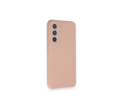 Samsung Galaxy A54 5G Kılıf Nano içi Kadife Silikon - Pudra