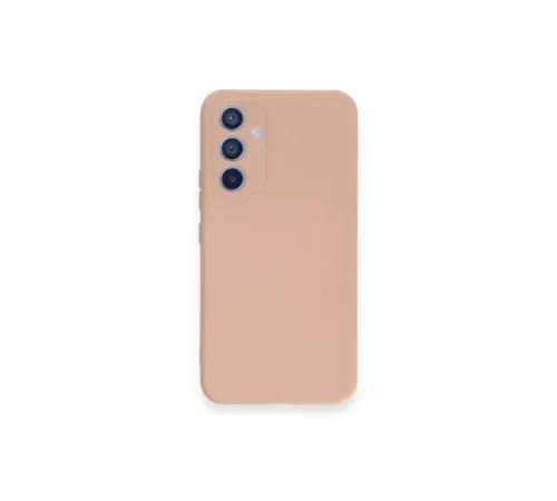 Samsung Galaxy A54 5G Kılıf Nano içi Kadife Silikon - Pudra