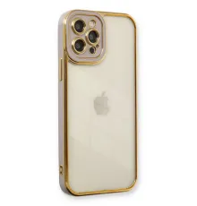 Apple iPhone 12 Pro Max Kılıf Liva Lens Silikon - Lila