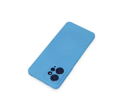 Xiaomi Redmi Note 12 4G Kılıf Nano içi Kadife Silikon - Mavi