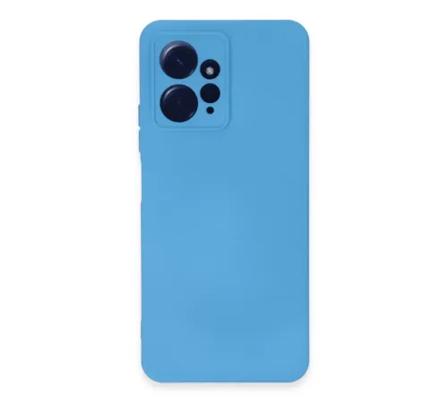Xiaomi Redmi Note 12 4G Kılıf Nano içi Kadife Silikon - Mavi
