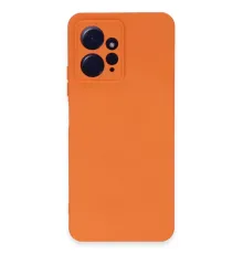 Xiaomi Redmi Note 12 4G Kılıf Nano içi Kadife Silikon - Turuncu