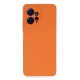 Xiaomi Redmi Note 12 4G Kılıf Nano içi Kadife Silikon - Turuncu