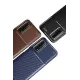Huawei P Smart 2021 Kılıf Auto Focus Karbon Kapak - Siyah
