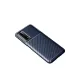 Huawei P Smart 2021 Kılıf Auto Focus Karbon Kapak - Lacivert