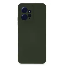 Xiaomi Redmi Note 12 4G Kılıf Nano içi Kadife Silikon - Koyu Yeşil