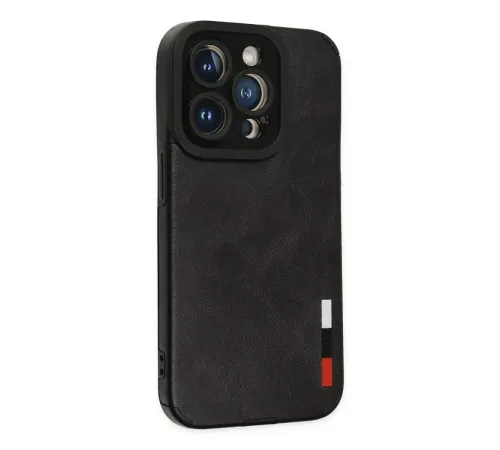Apple iPhone 14 Pro Kılıf Loop Deri Silikon - Siyah