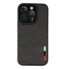 Apple iPhone 14 Pro Kılıf Loop Deri Silikon - Siyah