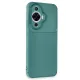 Huawei Nova 12S Kılıf Auto Focus Karbon Kapak - Koyu Yeşil