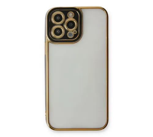 Apple iPhone 13 Pro Kılıf Liva Lens Silikon - Siyah