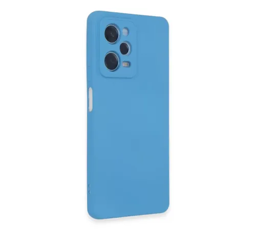 Xiaomi Redmi Note 12 Pro 5G Kılıf Nano içi Kadife Silikon - Mavi