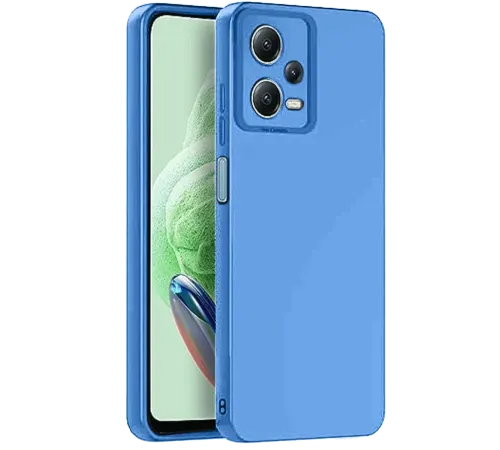 Xiaomi Redmi Note 12 Pro 5G Kılıf Nano içi Kadife Silikon - Mavi