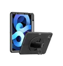 Apple iPad 2022 10.9 (10.nesil) Kılıf Hand Strap Tablet Kılıfı - Siyah