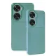 Huawei Nova 12 SE Kılıf Auto Focus Karbon Kapak - Koyu Yeşil