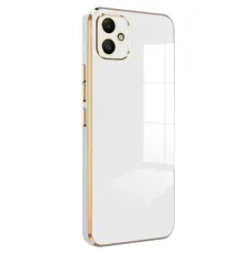 Samsung Galaxy A05 Kılıf Volet Silikon - Beyaz