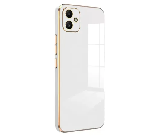 Samsung Galaxy A05 Kılıf Volet Silikon - Beyaz