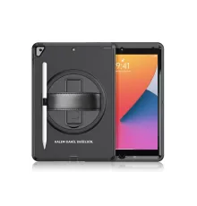 Apple iPad 10.2 (7.nesil) Kılıf Hand Strap Tablet Kılıfı - Siyah