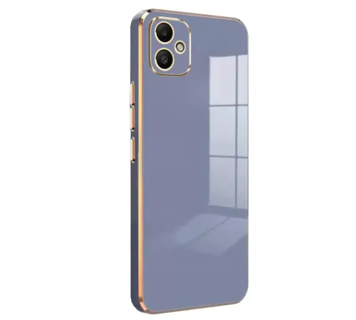 Samsung Galaxy A05 Kılıf Volet Silikon - Mavi