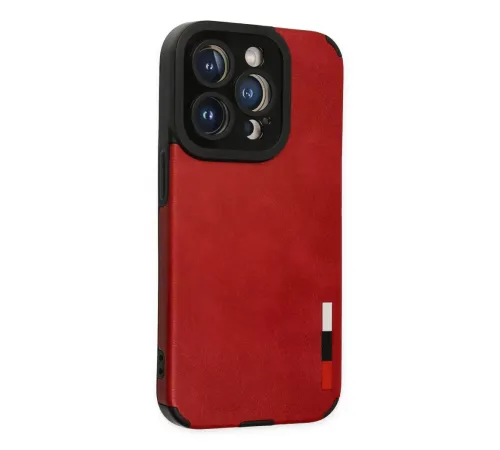 Apple iPhone 14 Pro Max Kılıf Loop Deri Silikon - Kırmızı