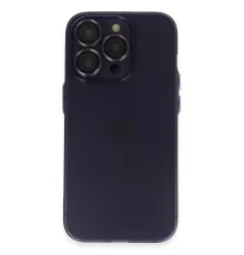Apple iPhone 14 Pro Max Kılıf Luko Lens Silikon - Derin Mor