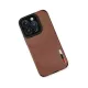 Apple iPhone 14 Pro Max Kılıf Loop Deri Silikon - Kahverengi