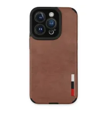 Apple iPhone 14 Pro Max Kılıf Loop Deri Silikon - Kahverengi