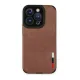 Apple iPhone 14 Pro Max Kılıf Loop Deri Silikon - Kahverengi