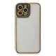 Apple iPhone 13 Pro Kılıf Liva Lens Silikon - Yeşil