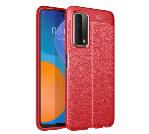 Huawei P Smart 2021 Kılıf Auto Focus Kapak - Kırmızı