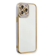 Apple iPhone 13 Pro Kılıf Liva Lens Silikon - Lila