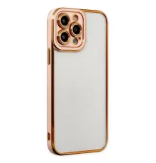 Apple iPhone 13 Pro Kılıf Liva Lens Silikon - Rose