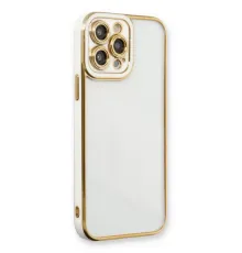 Apple iPhone 13 Pro Max Kılıf Liva Lens Silikon - Beyaz